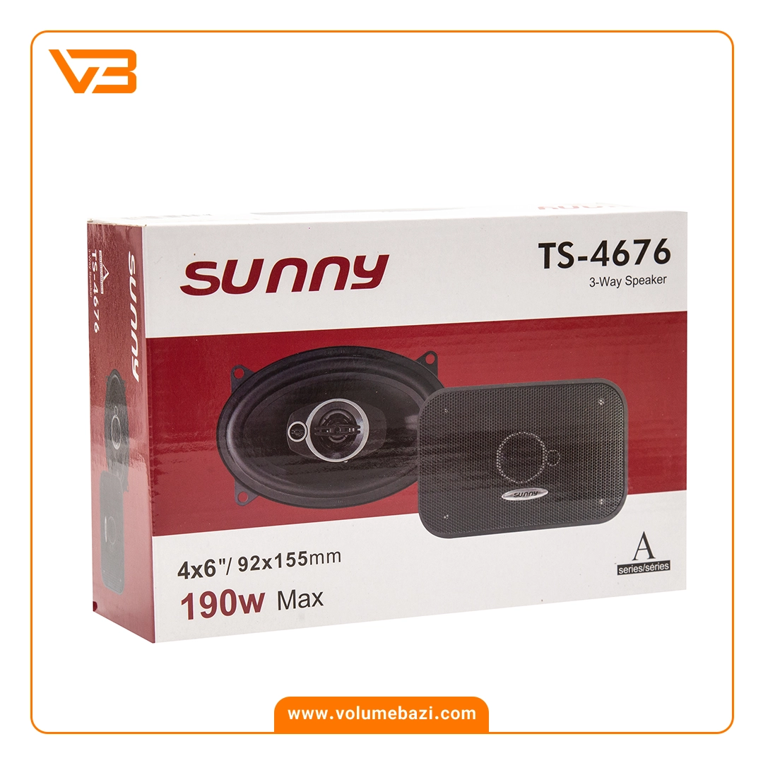 اسپیکر خودرو Sunny مدل TS-4676 1