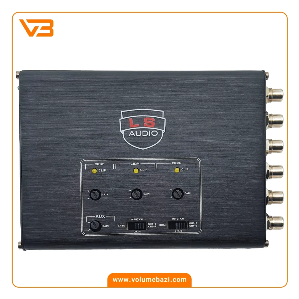 های لول 6 کانال ال اس آدیو مدل LS-6S 7 پروسسور خودرو ال اس مدل LS-6S