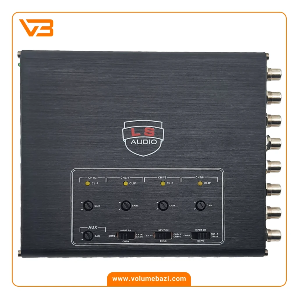 های لول 8 کانال ال اس آدیو مدل LS-8S 7 پروسسور خودرو ال اس مدل LS-8S