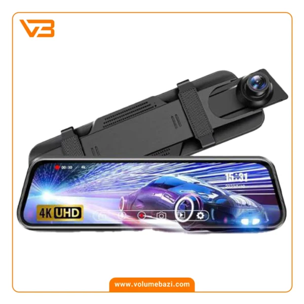 آینه مانیتور دار + دوربین دنده عقب Dash Cam مدل دید در شب_3