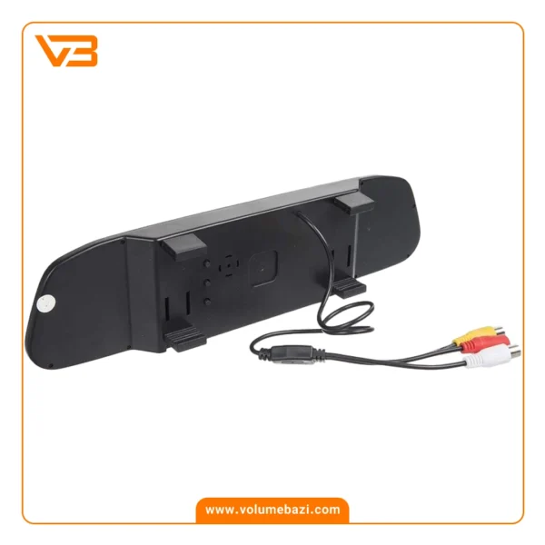آینه مانیتور دار + دوربین دنده عقب استیل مدل MB-431_3