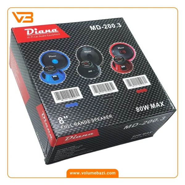میدرنج 8 اینچ خودرو دیانا مدل MD-200.3 E_3