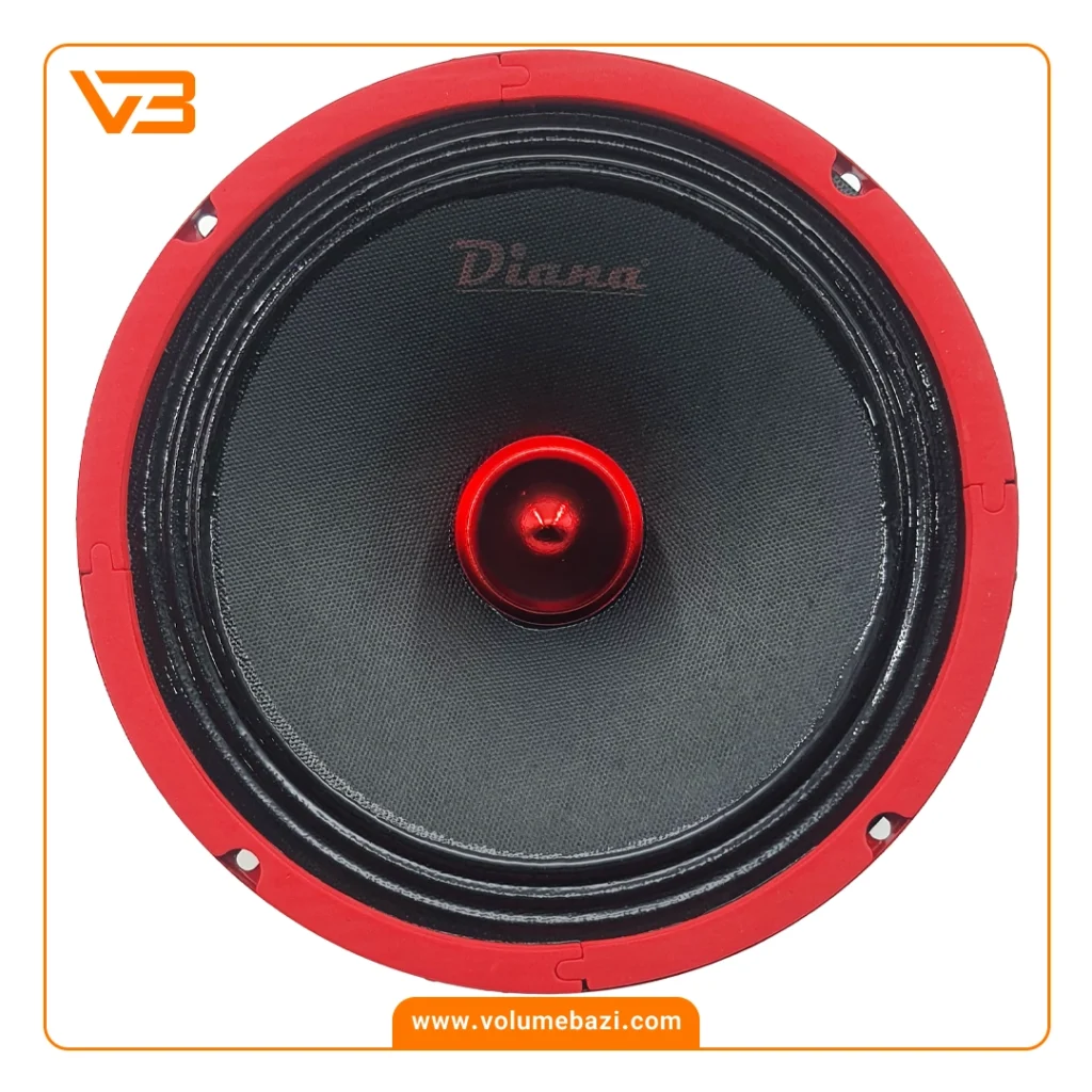 میدرنج 8 اینچ دیانا مدل MD-200.3 R 5 میدرنج 8 اینچ خودرو دیانا مدل MD-200.3 R