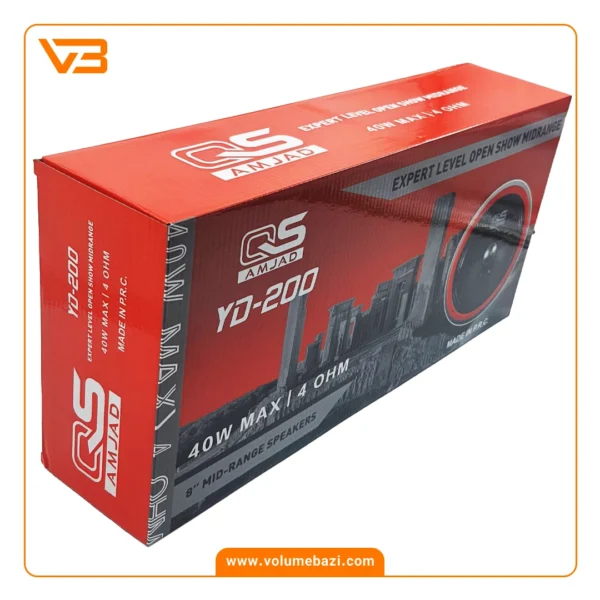 میدرنج 8 اینچ خودرو کیو اس مدل YD-200 O_3