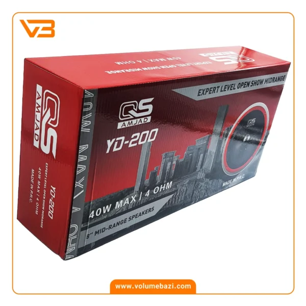 میدرنج 8 اینچ خودرو کیو اس مدل YD-200 R_3