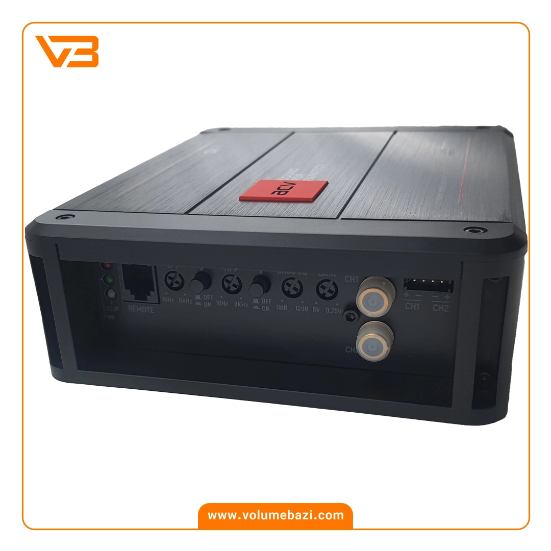 آمپلی فایر 2 کانال ای سی وی مدل DX-2.100 2 آمپلی فایر 2 کانال ای سی وی مدل DX-2.100