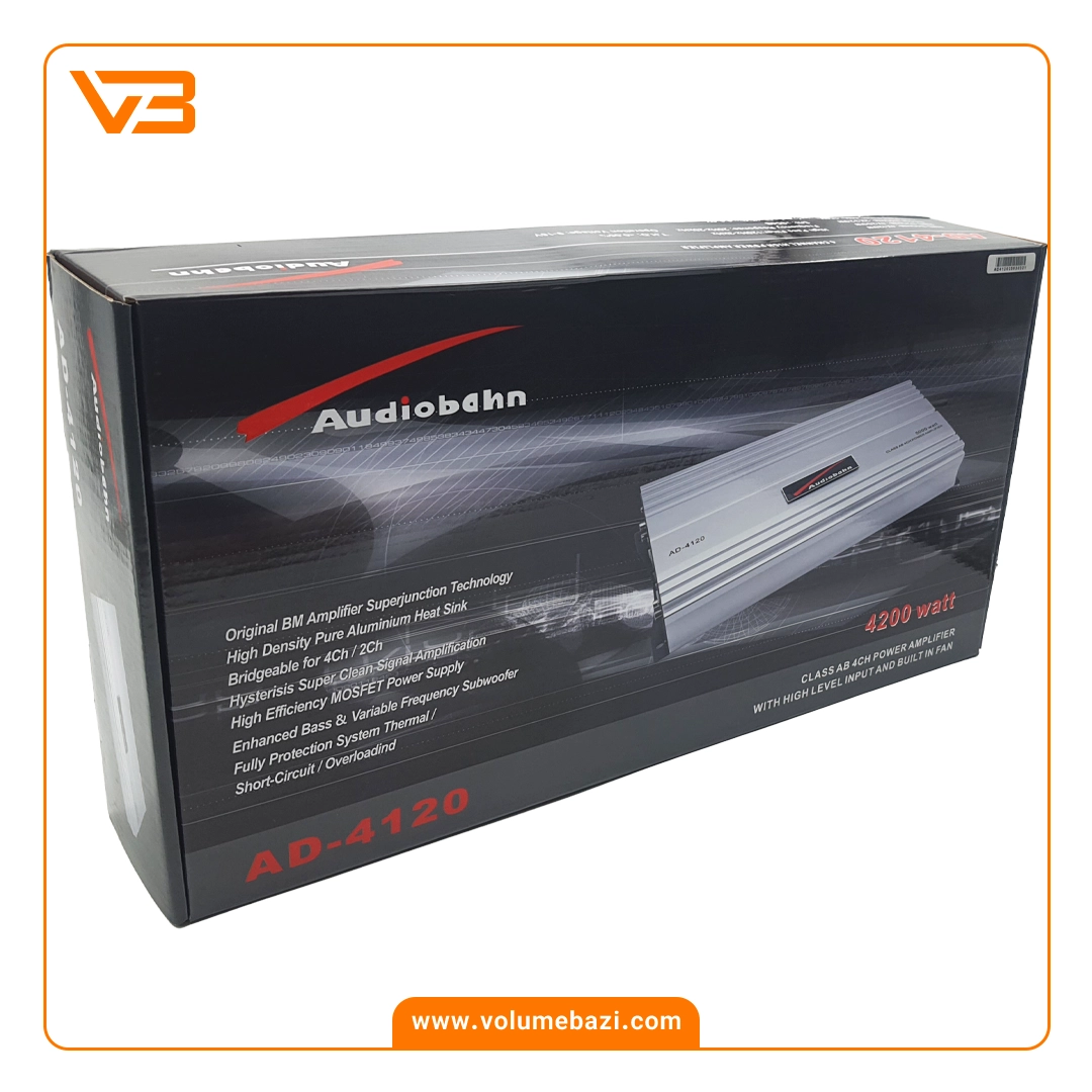 آمپلی فایر 4 کانال آدیو بان مدل AD-4120 4 آمپلی فایر 4 کانال آدیو بان مدل AD-4120_3