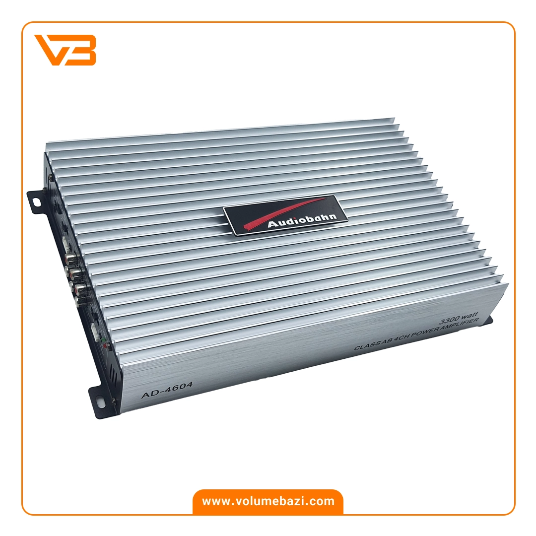 آمپلی فایر 4 کانال آدیو بان مدل AD-4604 1 آمپلی فایر 4 کانال آدیو بان مدل AD-4604