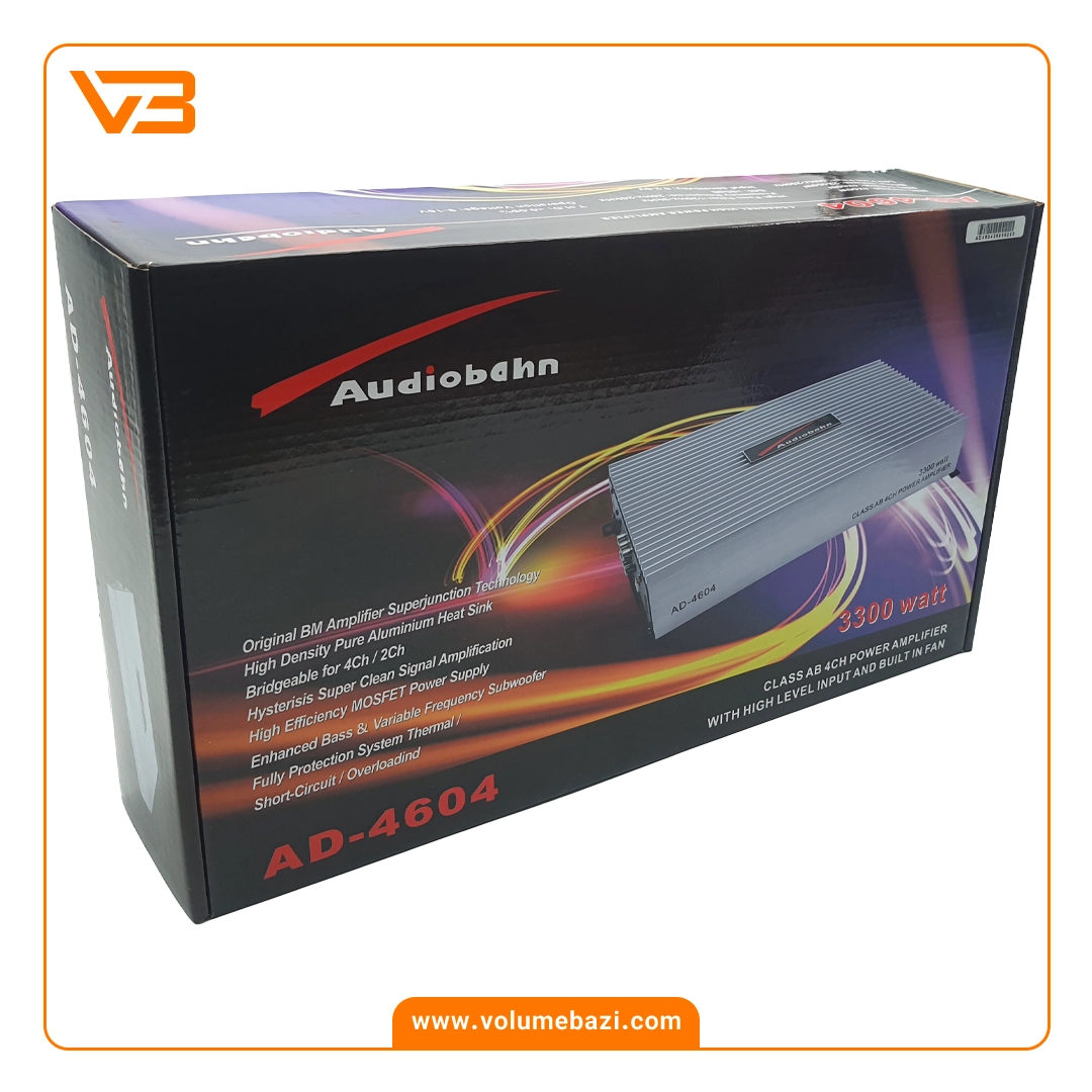 آمپلی فایر 4 کانال آدیو بان مدل AD-4604 4 آمپلی فایر 4 کانال آدیو بان مدل AD-4604_3