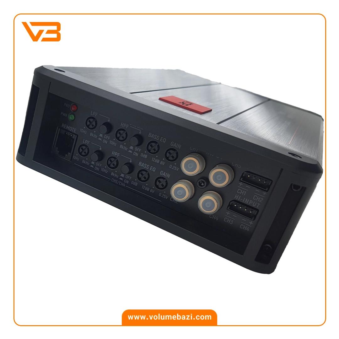 آمپلی فایر 4 کانال ای سی وی مدل DX-4.200 3 آمپلی فایر 4 کانال ای سی وی مدل DX-4.200_2