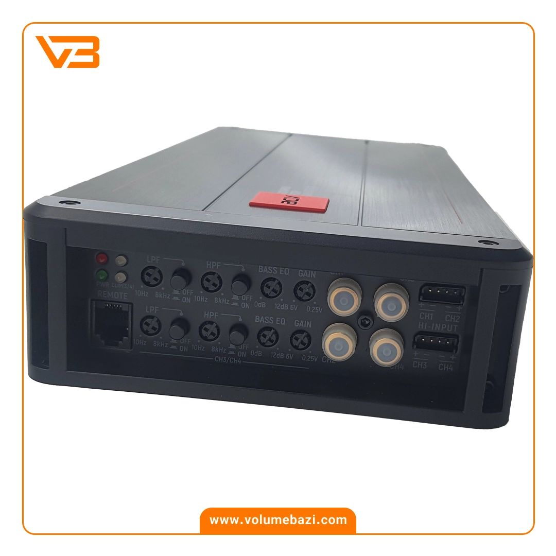 آمپلی فایر 4 کانال ای سی وی مدل DX-4.350 2 آمپلی فایر 4 کانال ای سی وی مدل DX-4.350_1