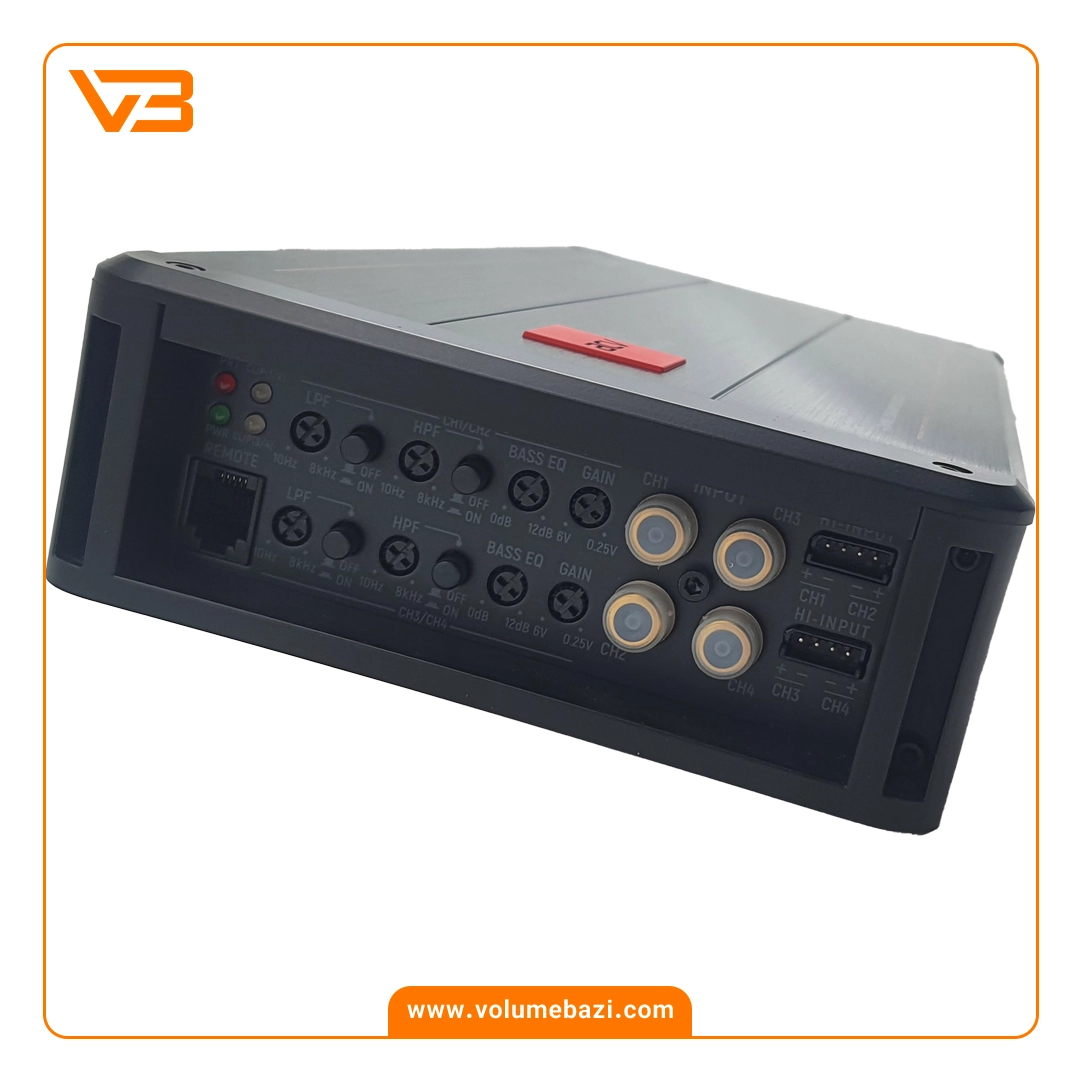 آمپلی فایر 4 کانال ای سی وی مدل DX-4.400 2 آمپلی فایر 4 کانال ای سی وی مدل DX-4.400_1