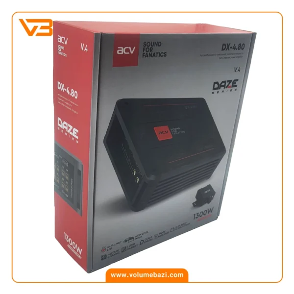 آمپلی فایر 4 کانال ای سی وی مدل DX-4.80_4