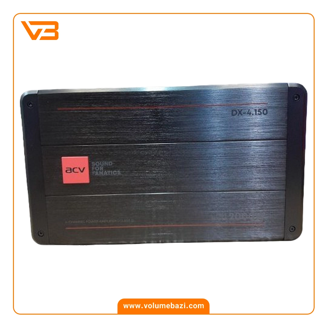 آمپلی فایر 4 کانال ای سی وی مدل LX-4.150 1 آمپلی فایر 4 کانال ای سی وی مدل LX-4.150