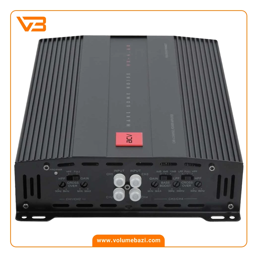آمپلی فایر 4 کانال ای سی وی مدل VX-4.60 2 آمپلی فایر 4 کانال ای سی وی مدل VX-4.60_1