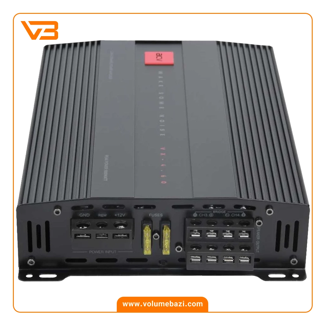 آمپلی فایر 4 کانال ای سی وی مدل VX-4.60 3 آمپلی فایر 4 کانال ای سی وی مدل VX-4.60_2