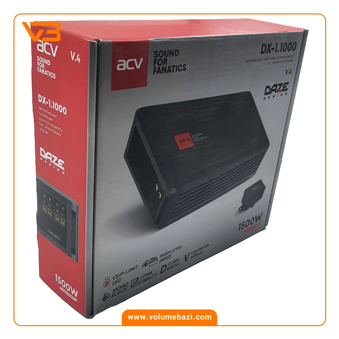 آمپلی فایر مونو 1 کانال ای سی وی مدل DX-1.1000 5 آمپلی فایر مونو 1 کانال ای سی وی مدل DX-1.1000_4