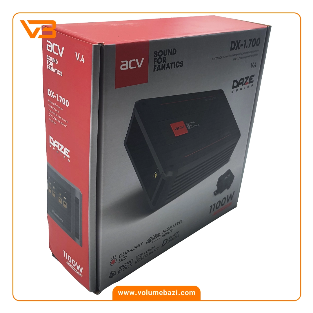 آمپلی فایر مونو 1 کانال ای سی وی مدل DX-1.700 5 آمپلی فایر مونو 1 کانال ای سی وی مدل DX-1.700_4