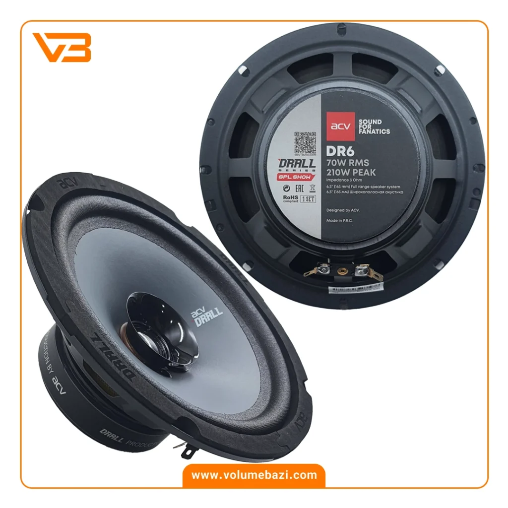فول رنج 6.5 اینچ ای سی وی مدل DRALL DR6