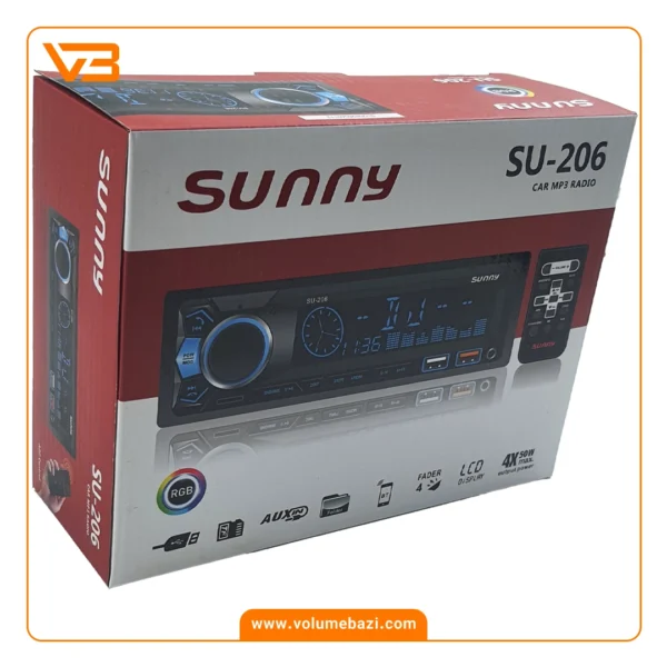پخش کننده خودرو سانی مدل SU-206_3