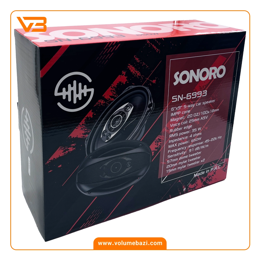 اسپیکر خودرو SONORO مدل SN-6993 6 اسپیکر خودرو SONORO مدل SN-6993_5