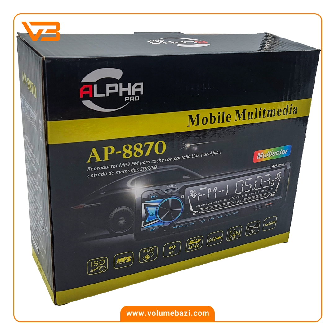 پخش کننده خودرو آلفا پرو مدل AP-8880 4 پخش کننده خودرو آلفا پرو مدل AP-8870_3