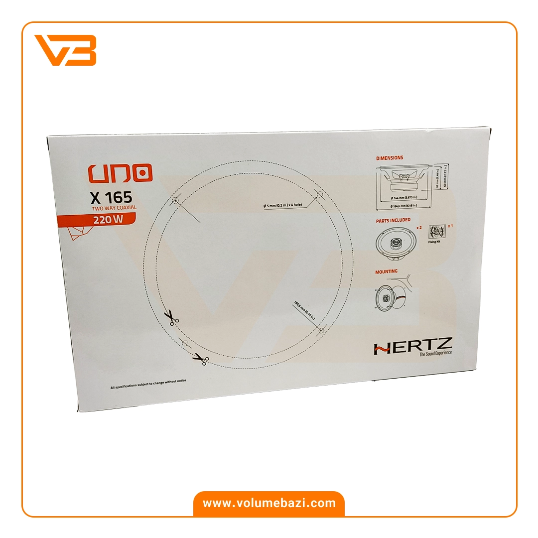 اسپیکر خودرو هرتز مدل X 165 10 اسپیکر خودرو هرتز مدل X 165_9