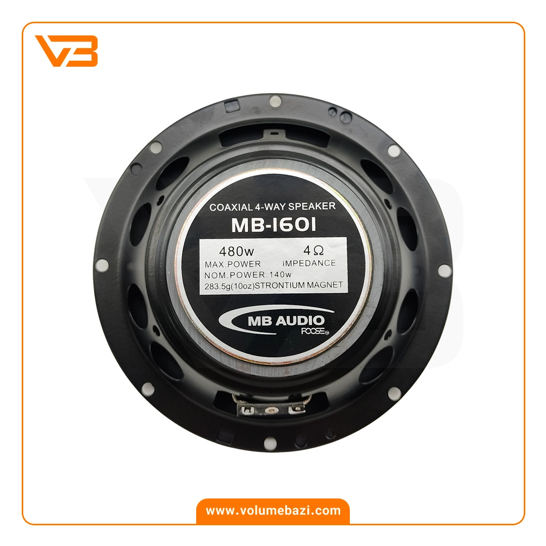 اسپیکر خودرو ام بی آدیو مدل MB 1601 4 اسپیکر خودرو ام بی آدیو مدل MB 1601_3
