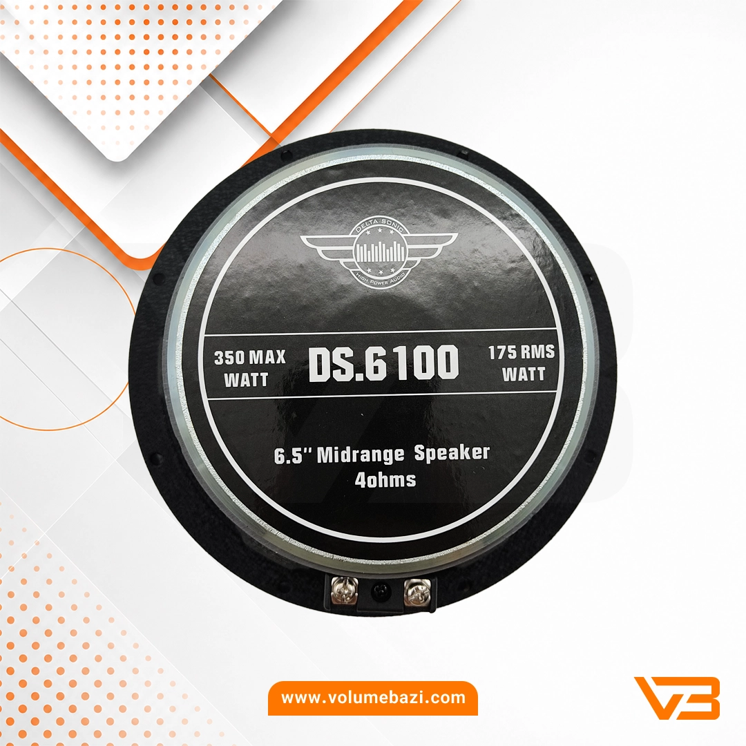 میدرنج دلتاسونیک مدل DS.6100 سایز 6.5 اینچ - دو عددی 5 میدرنج دلتاسونیک مدل DS.6100