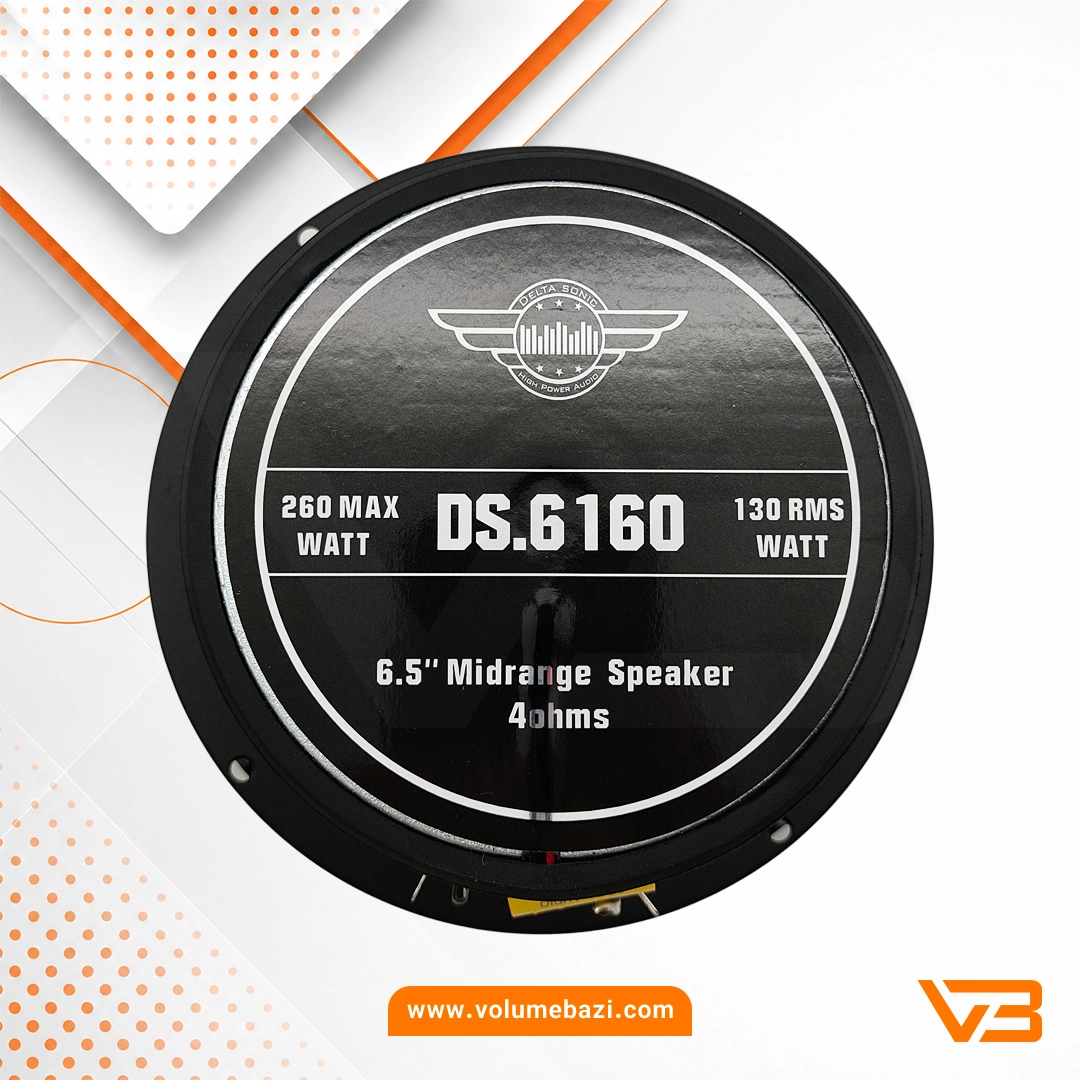 فول رنج دلتاسونیک مدل DS.6160 سایز 6.5 اینچ - دو عددی 6 فول رنج دلتاسونیک مدل DS.6160