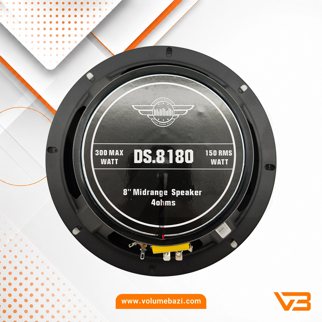 فول رنج دلتاسونیک مدل DS.8180 سایز 8 اینچ - دو عددی 7 فول رنج دلتاسونیک مدل DS.8180