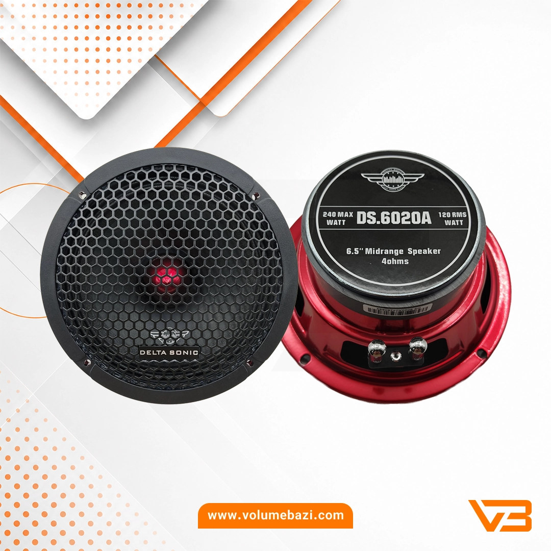میدرنج دلتاسونیک مدل DS.6020A سایز 6.5 اینچ - دو عددی 1 میدرنج دلتاسونیک مدل DS.6020A