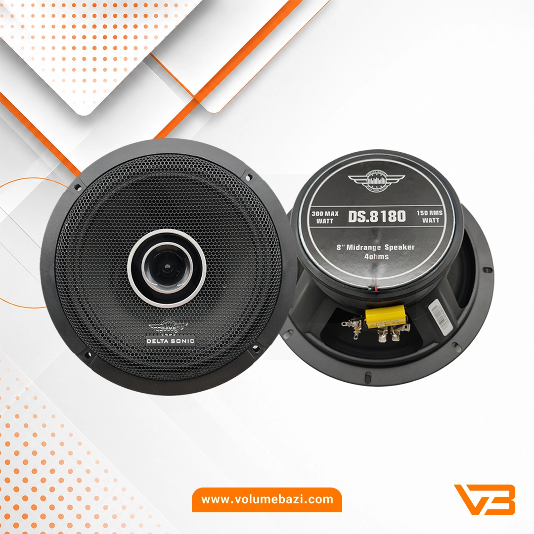فول رنج دلتاسونیک مدل DS.8180 سایز 8 اینچ - دو عددی 1 فول رنج دلتاسونیک مدل DS.8180