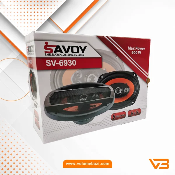 اسپیکر خودرو ساووی مدل SV-6930 سایز 9×6 اینچ – بسته دو عددی