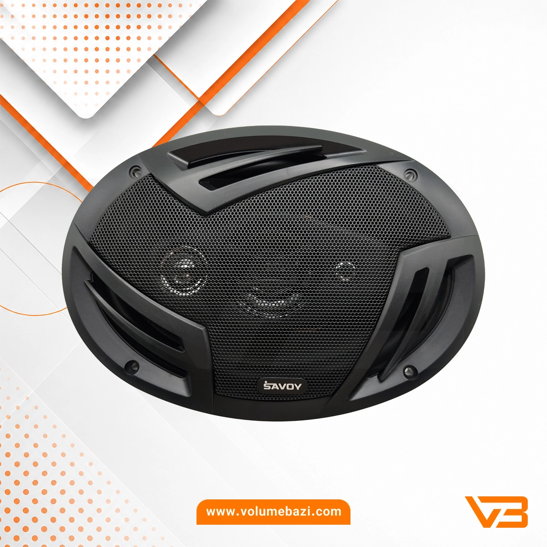 اسپیکر خودرو ساووی مدل SV-6940 سایز 9x6 اینچ - بسته دو عددی 3 اسپیکر خودرو ساووی مدل SV-6940
