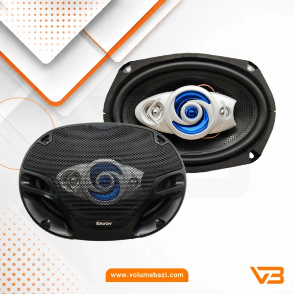 اسپیکر خودرو ساووی مدل SV-6950 سایز 9×6 اینچ – بسته دو عددی