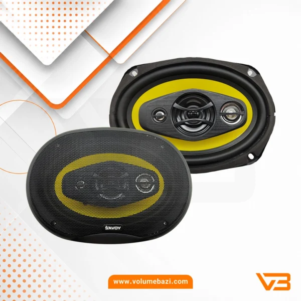 اسپیکر خودرو ساووی مدل SV-6980 سایز 9×6 اینچ – بسته دو عددی
