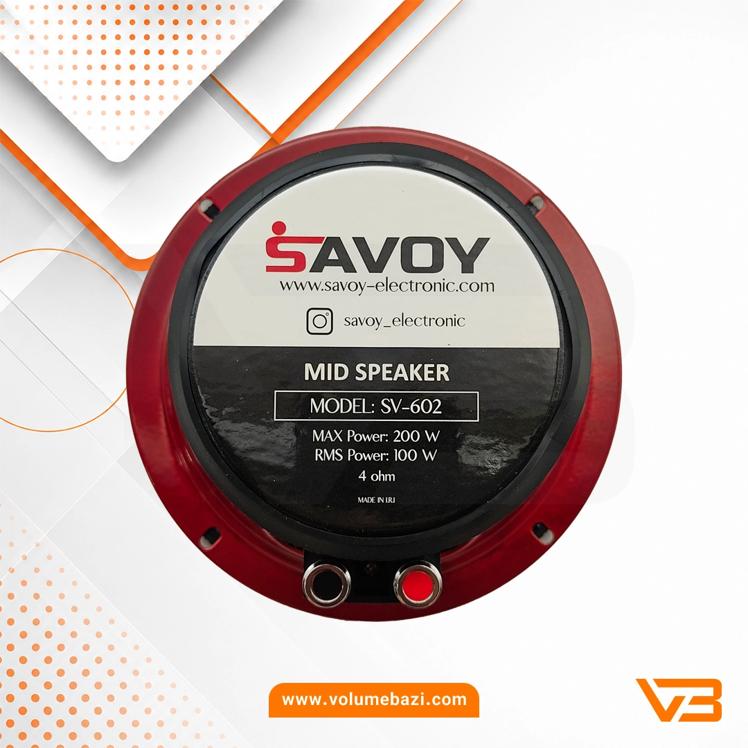 میدرنج ساووی مدل SV-602 سایز 6.5 اینچ - دو عددی 2 میدرنج ساووی مدل SV-602 سایز 6.5 اینچ